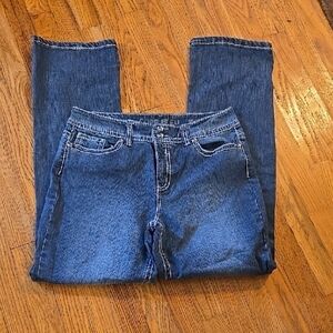 Code Bleu Women's Boot Cut Jeans - Classic Blue 12